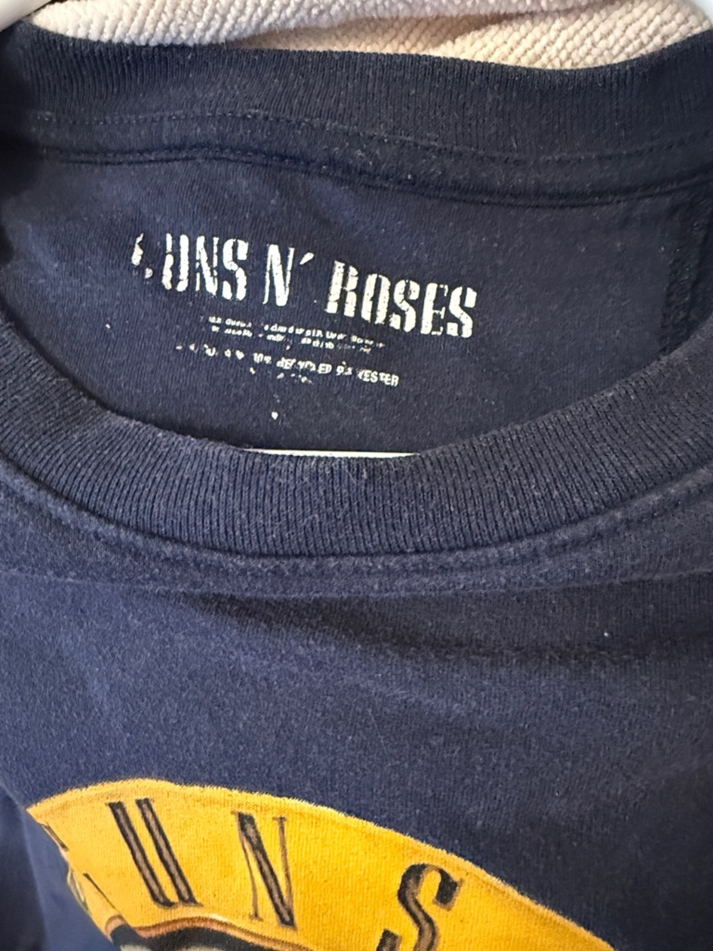 Guns N' Roses Navy Logo Crew Sweatshirt - Picture 3 of 3